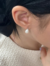 [92.5silver] ウォーターパールピアス