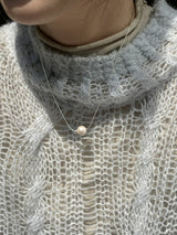 [92.5silver] merry pearl necklace
