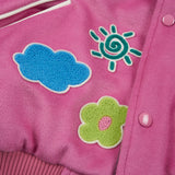 バーシティージャケット / NOKO Varsity Jacket♡ Pink
