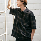 ベールドチェックビックシャツ/Veiled Big Check Shirt S79