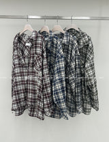 [UNISEX] String checkered shirt