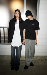  BLUR HEART CAPE SLEEVE T-SHIRTS_WHITE