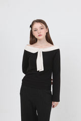 パーミナインオフショルダーTシャツ / peminine offshoulder t-shirt