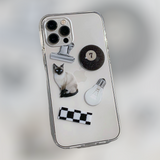 ブラックオブジェクトフォンケース / Black Object Phone Case