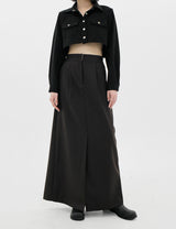 トリップロングスカート / Trip long skirt (2color)