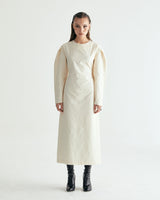CN STRING MAXI ONEPIECE - GLOSSY CREAM BEIGE (6635994087542)