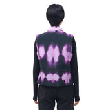 カラーコントラストダウンベスト/Colour Contrast Down Vest _ Purple