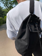 マインミニマルツータックワイドスラックス
