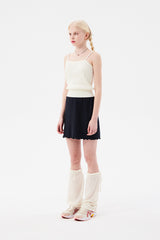 スモールチェリーポップルニットスカート / SMALL CHERRY POPPLE KNIT SKIRT [NAVY]