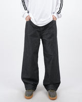 アクとノンフェードワイドデニムジーンズ / act non-fade wide denim jeans 3color
