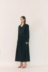 Low collar jacket