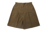 ワイドバミューダパンツ/WIDE BERMUDA PANTS_BROWN