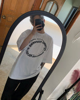 レイヤード ハーフ リング Tシャツ / TN Layered Half Ring T-shirt (3 colors)