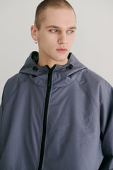 ワームライトフーデッドジャケット/BSR2223FWJK040 WARMTH LIGHT HOODED JACKET DEEP GRAY