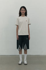 SMALL CHERRY STANDARD T-SHIRT [OATMEAL]