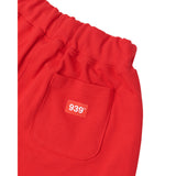 939 LOGO SWEAT SHORTS (DEEP RED)