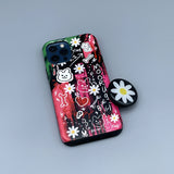 Collage Sketch Bumper Case (PINK) (6660046028918)
