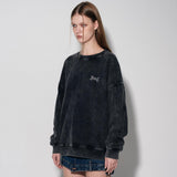 ビンテージウォッシングスウェットシャツ / vintage washing sweatshirt [black]