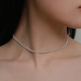 シルバーフルールネックレス / silver fleur necklace (silver925)