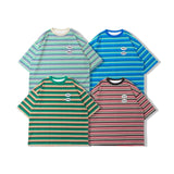 マルチボーダーコラボレーションSS Tシャツ / Multi border collaboration SS tee I Younger Song x mahagrid
