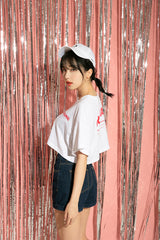 オリジナルクロップTシャツ/TOP(8610) original crop tea