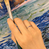 レターリング3 / [CCNMADE] LETTER RING 3 (Red-brown) (6678690267254)