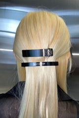 NO.372 [ブラック] ヘアオープンピン 2セット