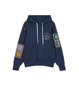 GRANNY SQUARE HOODIE NAVY (6691433283702)