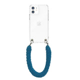 ハンドメイドフォンストラップ(ケースなし)/handmade phone strap - blue