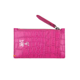 クロコダイルエンボポケットウォレット/CROCODILE EMBO POCKET WALLET-PINK