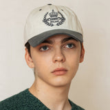 GHCリボンボールキャップ/GHC RIBBON BALL CAP_CREAM GREY