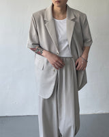 OW ツーボタン半袖ジャケット / OW Two Button Short-Sleeved Jacket (Set - Up / 3 colors)