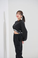 フーデッドクロップスウェットシャツ / (9086) USS Hooded Crop Sweatshirt