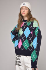 argyle knit (ivory)(Copy) (6628349902966)