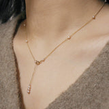 Y PEARL 14K GOLDFILLED NECKLACE (6681233490038)