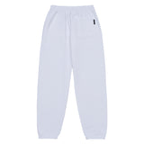 OUTLINE PRINTING LOGO TRAINING PANTS WHITE