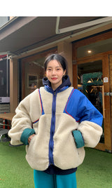 reversible wool colored jumper