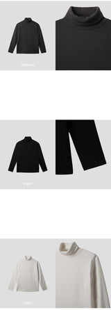 セオンソフトポロネックTシャツ/seon soft polo neck T 3color