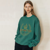 GHCリボンスウェットシャツ/GHC RIBBON SWEATSHIRT_VINTAGE GREEN