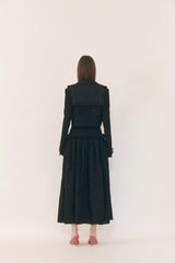 Low collar jacket