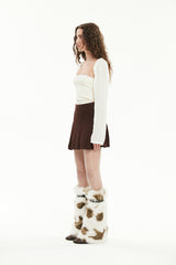 キルシーニットクロップ丈トップセット／KIRSH KNIT CROP TOP SET [IVORY]
