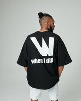 WオーバーサイズTシャツ / W Oversize T-shirts (Black)