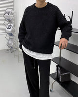 ブラッシュウールラグランニット/CR Brush Wool Raglan Knit (4 colors)