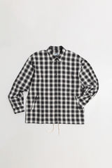 オンブルポケットシャツジャケット / OMBRE POCKET SHIRKET(SHIRTS JACKET)-MARS BLACK