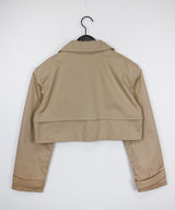 トレンチクロップジャケット / Trench Crop Jacket (3color)
