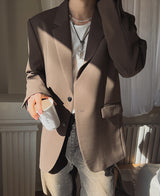 モロシングルブレザー / Moro single blazer (4 color)