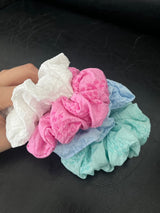 Cream hair scrunch *3color