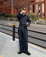 モノリネンツータックデニム / LE Mono Linen Two-Tuck Denim