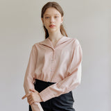 SILKY COLLAR SHIRT_PINK (6600107491446)