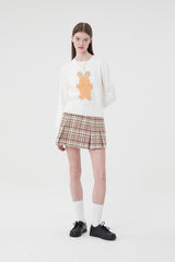 ウィティーバニーフラットニット／WITTY BUNNY FLAT KNIT [IVORY]